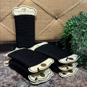 Elizabeth Bradley Black Wool Yarn